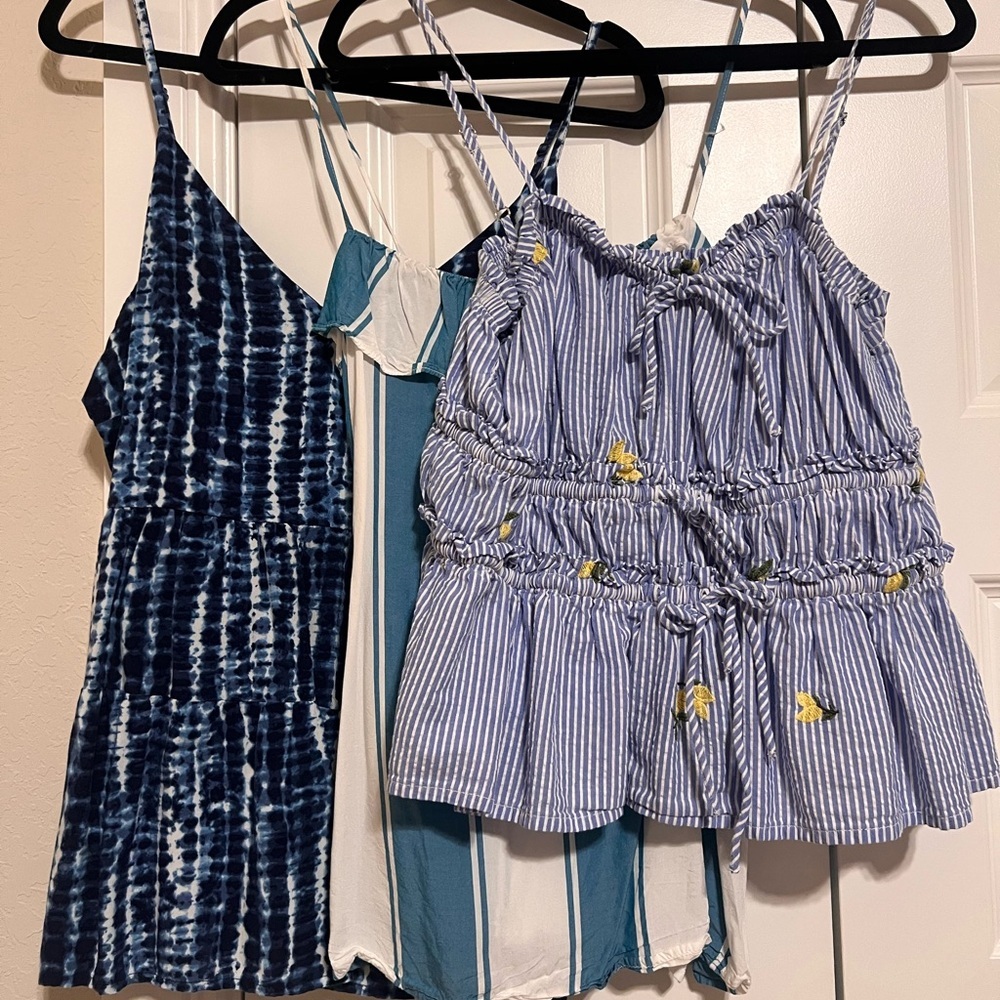 Striped Tank 3 Piece Bundle - Old Navy and Free Assembly